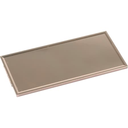 Gold Polycarbonate Filter Plate, 2 X 4-1/4, Shade #10